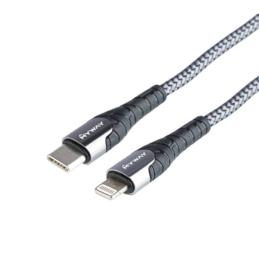 MYWAY kabel do ładowania i synchronizacji w oplocie USB-C - Lightning | Sklep online Galonoleje.pl