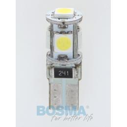 BOSMA LED - W5W - T10 - SMDx5 - 12V - Canbus - 2szt. blister - 4199 | Sklep online Galonoleje.pl