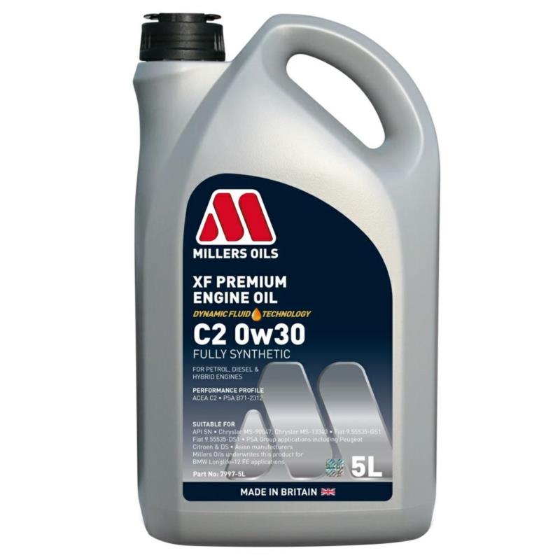 MILLERS OILS XF Premium C2 0w30 5L - olej silnikowy | Sklep online Galonoleje.pl