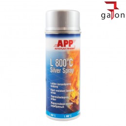 APP L800°C SILVER SPRAY 400ML lakier żaroodporny SREBRNY | Sklep Online Galonoleje.pl