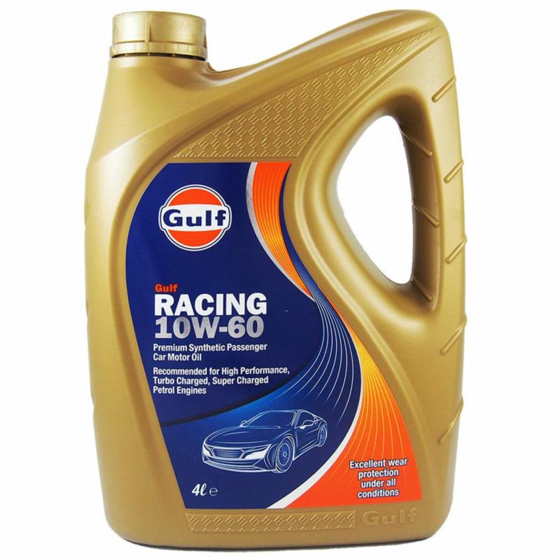 GULF Racing 10W60 4L - syntetyczny olej silnikowy | Sklep online Galonoleje.pl