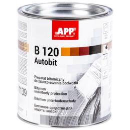 APP B120 Autobit 1,3kg Czarny pod pędzel - preparat bitumiczny do zab. podwozia | Sklep online Galonoleje.pl