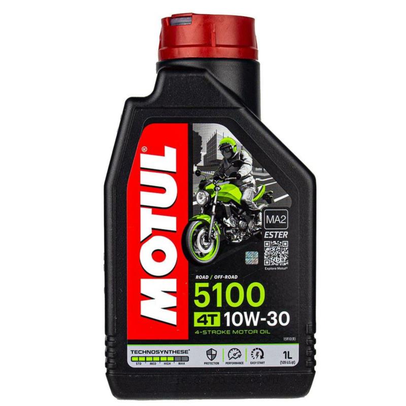 MOTUL 5100 4T Ester MA2 10w30 1L - półsyntetyczny olej motocyklowy | Sklep online Galonoleje.pl