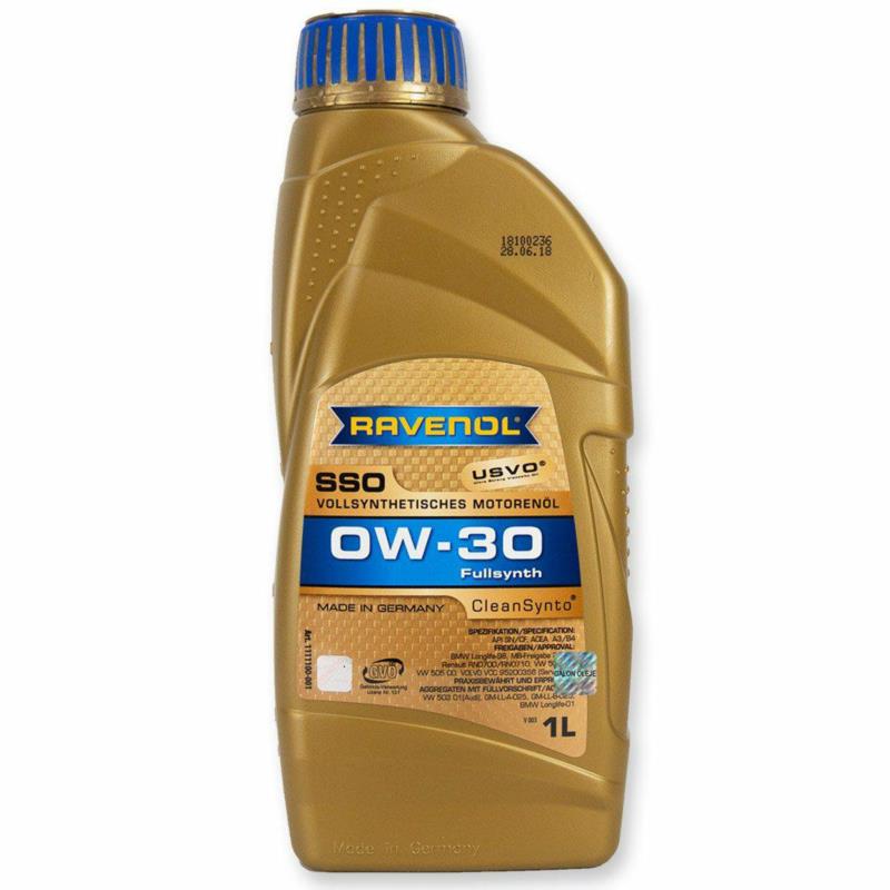 RAVENOL SSO 0W30 CleanSynto USVO 1L - syntetyczny olej silnikowy | Sklep online Galonoleje.pl