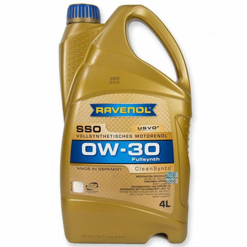 RAVENOL SSO 0W30 CleanSynto USVO 4L - syntetyczny olej silnikowy | Sklep online Galonoleje.pl
