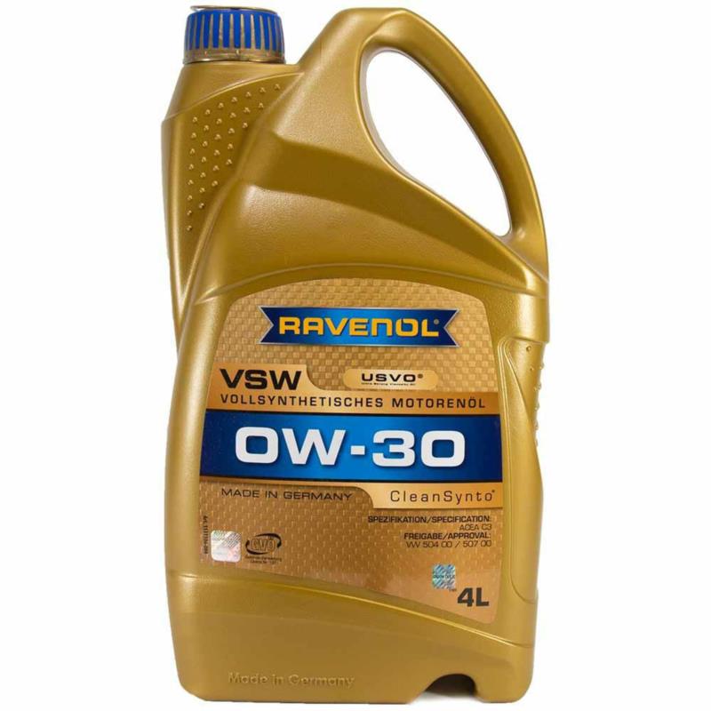 RAVENOL VSW 0W30 CleanSynto USVO 4L - syntetyczny olej silnikowy | Sklep online Galonoleje.pl