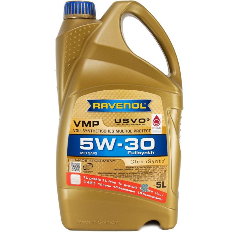 RAVENOL VMP 5W30 CleanSynto USVO 5L promocja | Sklep online Galonoleje.pl