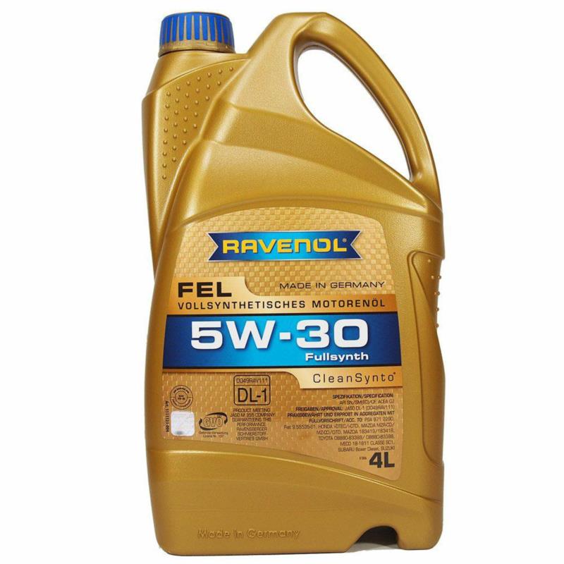 RAVENOL FEL 5W30 CleanSynto 4L - syntetyczny olej silnikowy | Sklep online Galonoleje.pl
