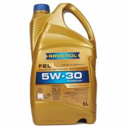 RAVENOL FEL 5W30 CleanSynto 5L - syntetyczny olej silnikowy | Sklep online Galonoleje.pl