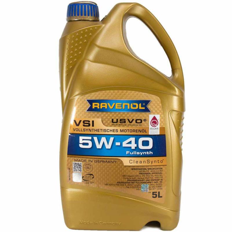 RAVENOL VSI 5W40 CleanSynto USVO 5L - syntetyczny olej silnikowy | Sklep online Galonoleje.pl