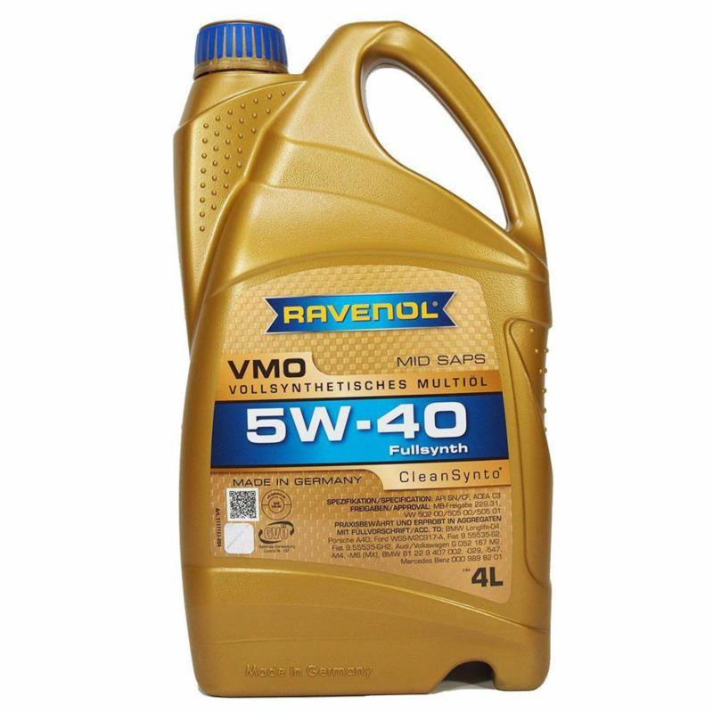 RAVENOL VMO 5W40 CleanSynto 4L - syntetyczny olej silnikowy | Sklep online Galonoleje.pl