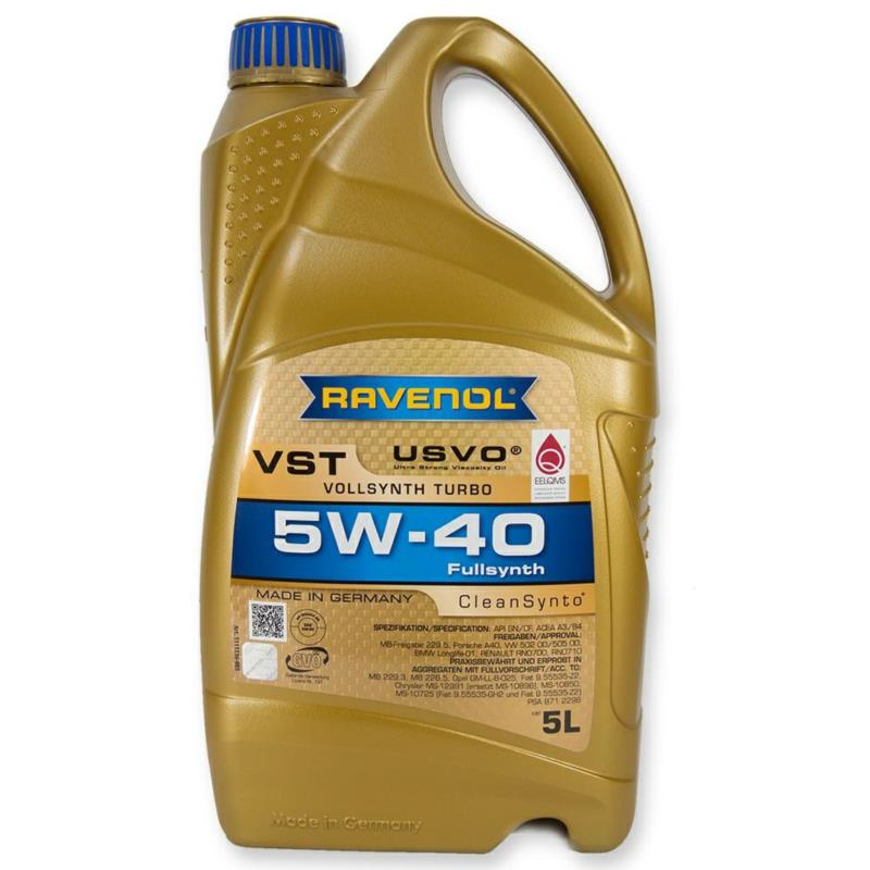 RAVENOL VST 5W40 CleanSynto USVO 5L - syntetyczny olej silnikowy | Sklep online Galonoleje.pl