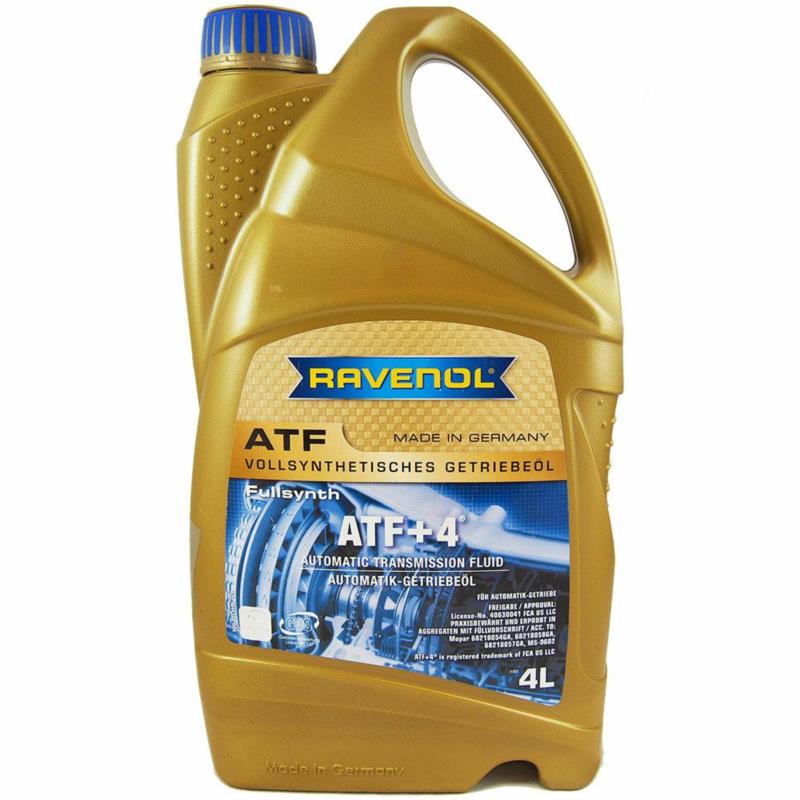 RAVENOL ATF +4 Fluid 4L - olej przekładniowy do skrzyni biegów automatycznej | Sklep online Galonoleje.pl