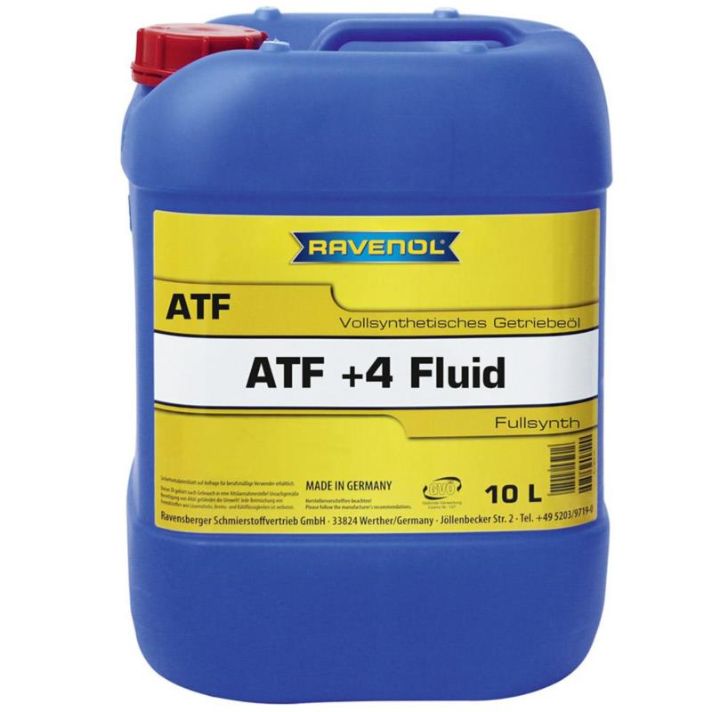 RAVENOL ATF +4 Fluid 10L - olej przekładniowy do skrzyni biegów automatycznej | Sklep online Galonoleje.pl