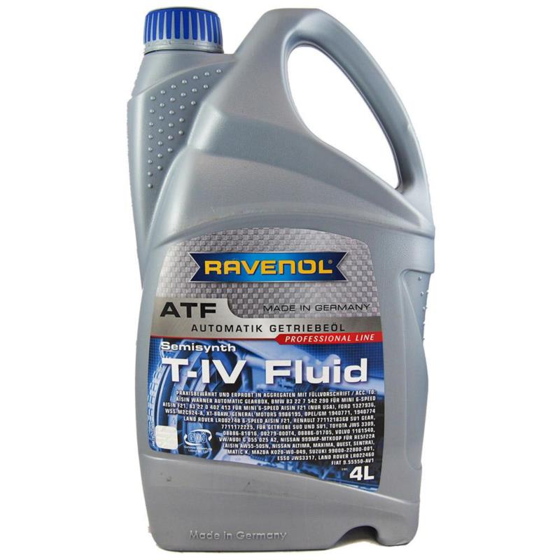 RAVENOL ATF T-IV Fluid 4L - olej przekładniowy do skrzyni biegów automatycznej | Sklep online Galonoleje.pl