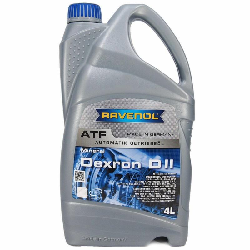 RAVENOL ATF Dexron D II 4L - olej przekładniowy do skrzyni biegów automatycznej | Sklep online Galonoleje.pl
