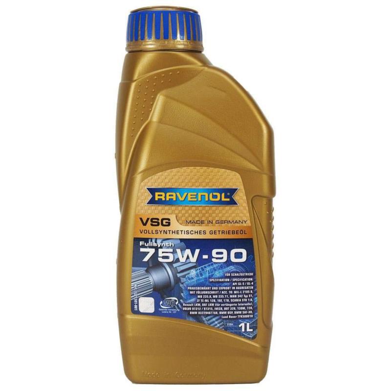 RAVENOL VSG 75W90 GL5/4 1L - przekładniowy olej do skrzyni biegów manualnej i mostu | Sklep online Galonoleje.pl