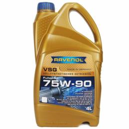 RAVENOL VSG 75W90 GL5/4 4L - przekładniowy olej do skrzyni biegów manualnej i mostu | Sklep online Galonoleje.pl