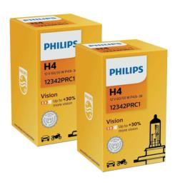 PHILIPS Vision 30% H4 - 12V-60/55W - 2szt. w kartoniku | Sklep online Galonoleje.pl