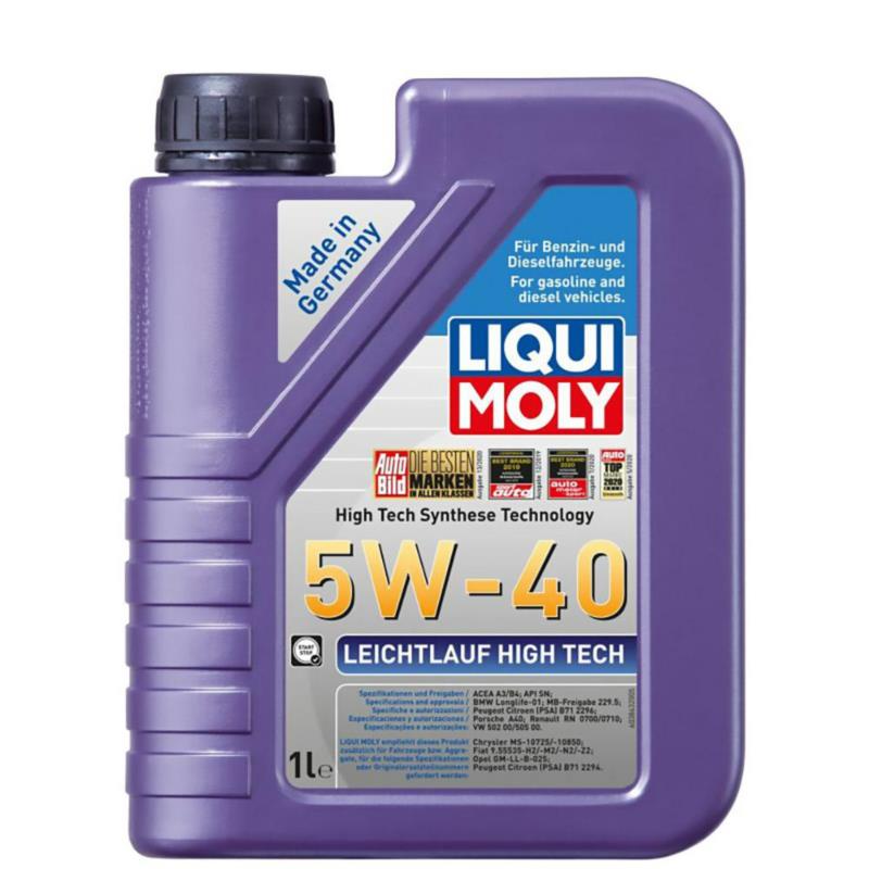 LIQUI MOLY Leichtlauf High Tech 5w40 1L 2327 - uniwersalny olej silnikowy | Sklep online Galonoleje.pl