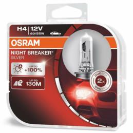 OSRAM Night Breaker Silver H4 - 12V-60/55W - 2szt. - plastikowe opakowanie - 64193NBS-HCB | Sklep online Galonoleje.pl