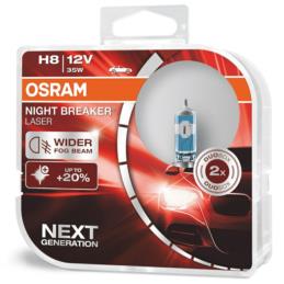 OSRAM Night Breaker Laser H8 - 12V-35W - 2szt. - plastikowe opakowanie - 64212NL-HCB | Sklep online Galonoleje.pl
