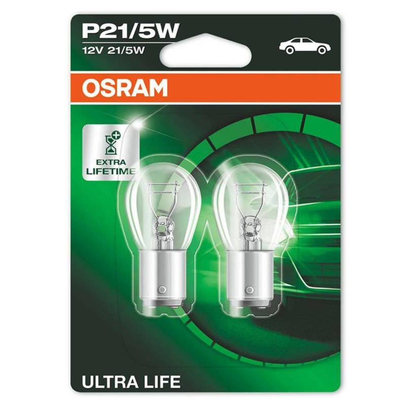 OSRAM Ultra Life P21/5W - 12V-21/5W 2szt. blister - 7528ULT-02B | Sklep online Galonoleje.pl