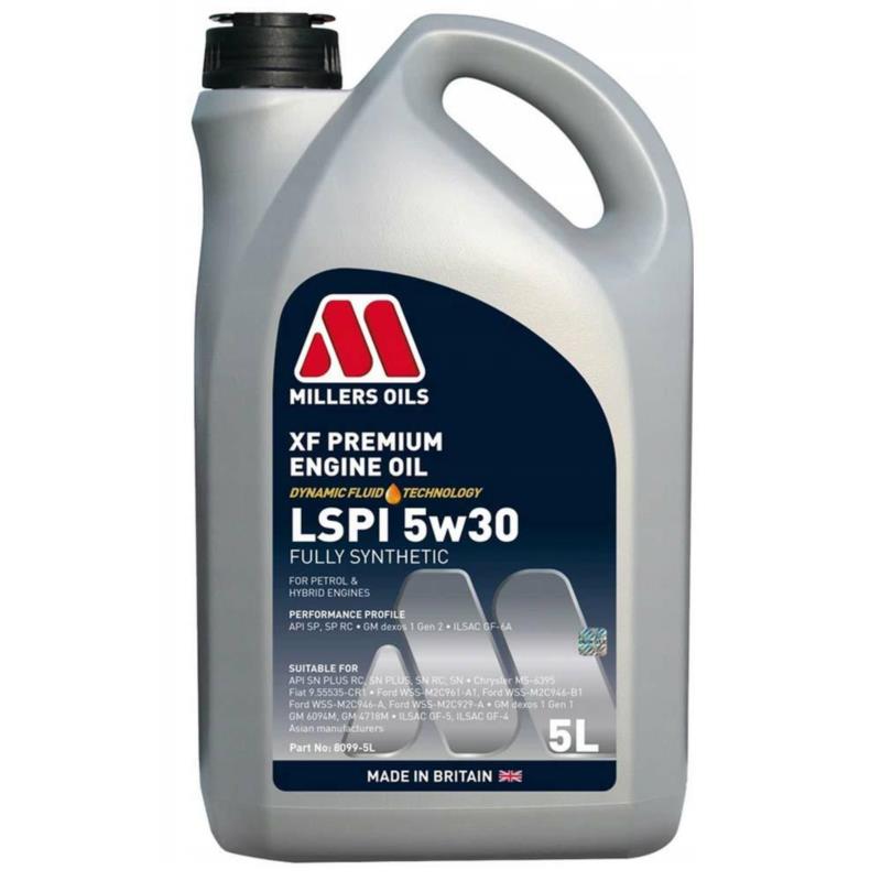 MILLERS OILS XF Premium LSPI 5w30 5L - olej silnikowy | Sklep online Galonoleje.pl