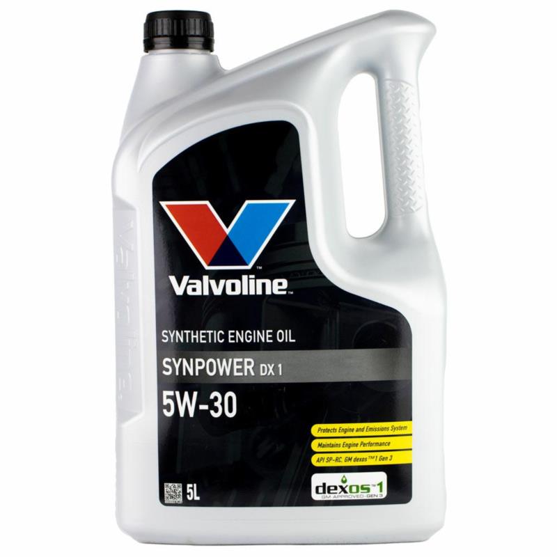 VALVOLINE Synpower DX1 5w30 5L - syntetyczny olej silnikowy | Sklep online Galonoleje.pl