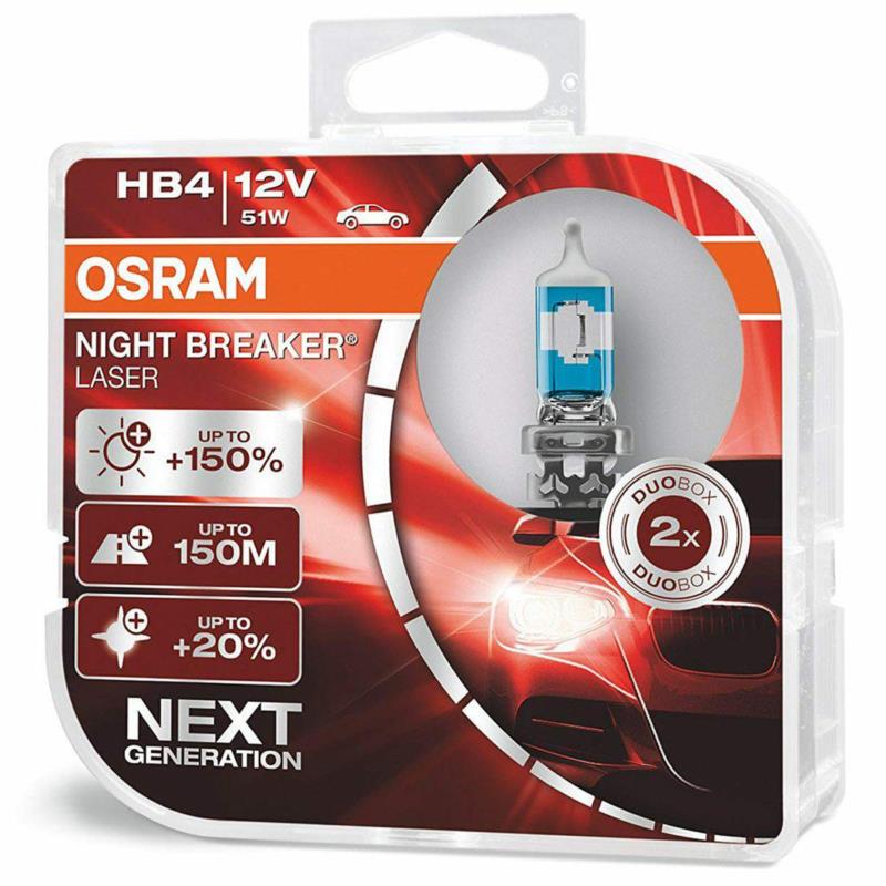 OSRAM Night Breaker Laser HB4 - 12V-51W - 2szt. - plastikowe opakowanie - 9006NL-HCB | Sklep online Galonoleje.pl