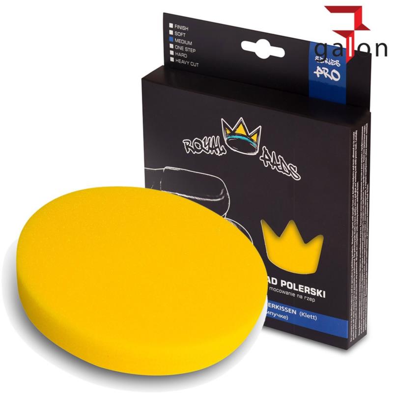 ROYAL PADS PRO MEDIUM PAD POLISHING (ŻÓŁTY) 150MM | Sklep online Galonoleje.pl