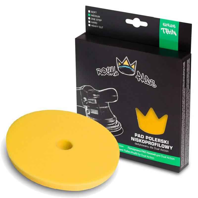 Royal Pads THIN Medium Pad (Yellow) - 130mm (dual action) | Sklep online Galonoleje.pl