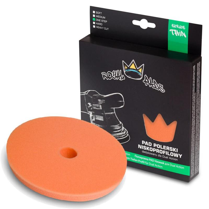 Royal Pads THIN One Step Pad (orange) - 130mm (dual action) | Sklep online Galonoleje.pl