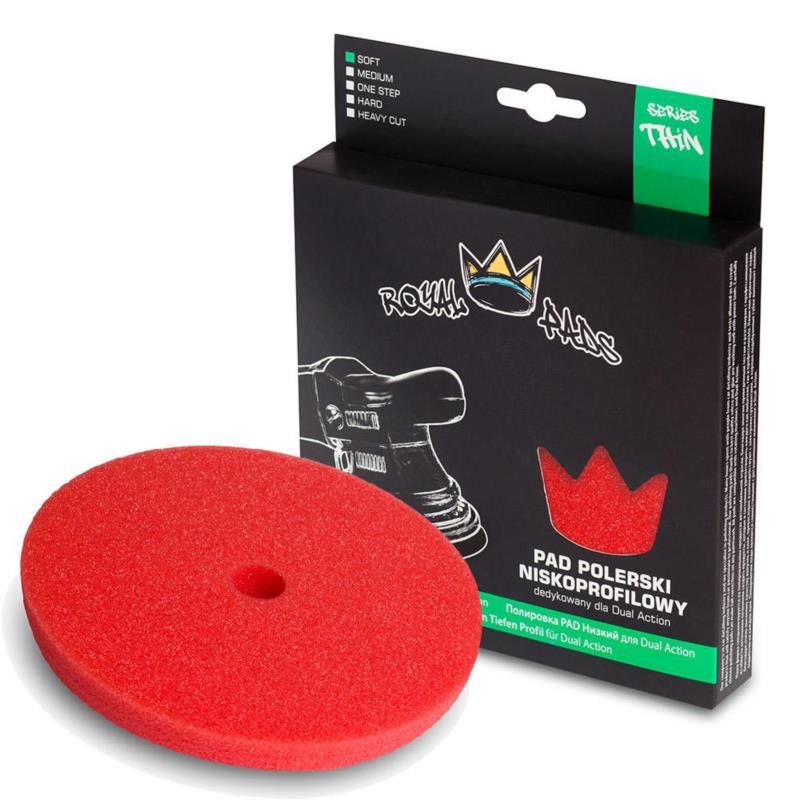 Royal Pads THIN Soft Pad (Red) - 130mm (dual action) | Sklep online Galonoleje.pl