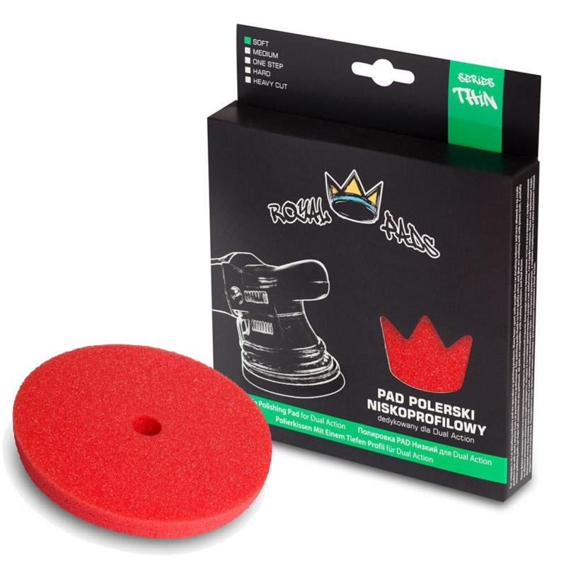 Royal Pads THIN Soft Pad (Red) - 80mm (dual action) | Sklep online Galonoleje.pl
