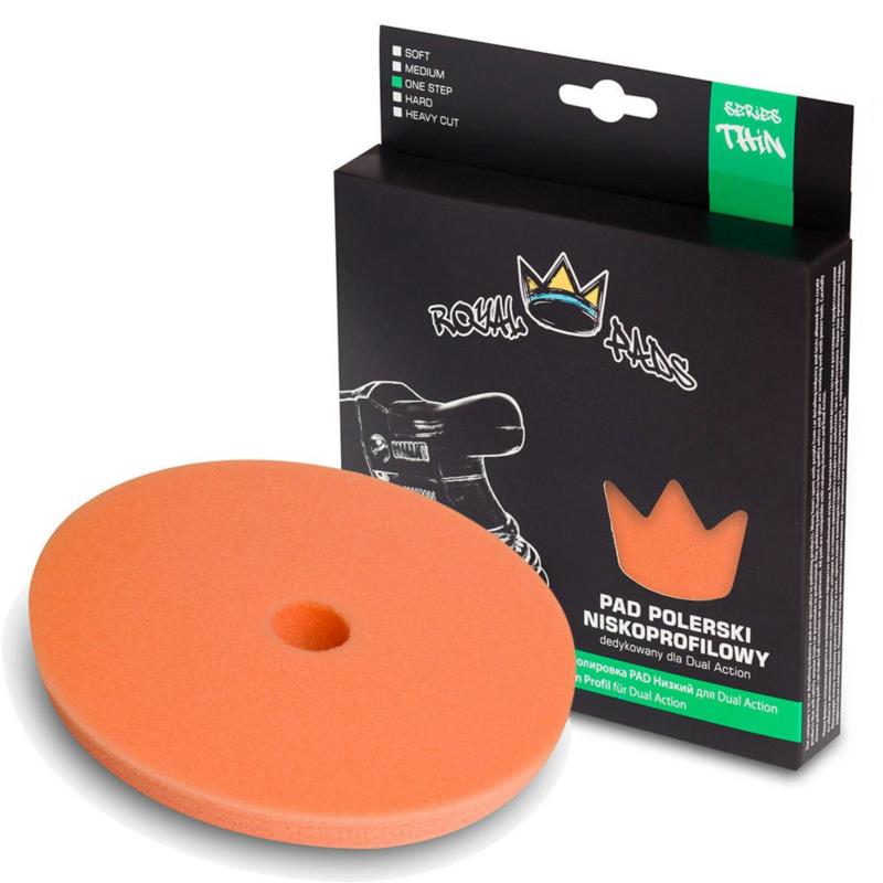 Royal Pads THIN One Step Pad (Orange) - 150mm (dual action) | Sklep online Galonoleje.pl