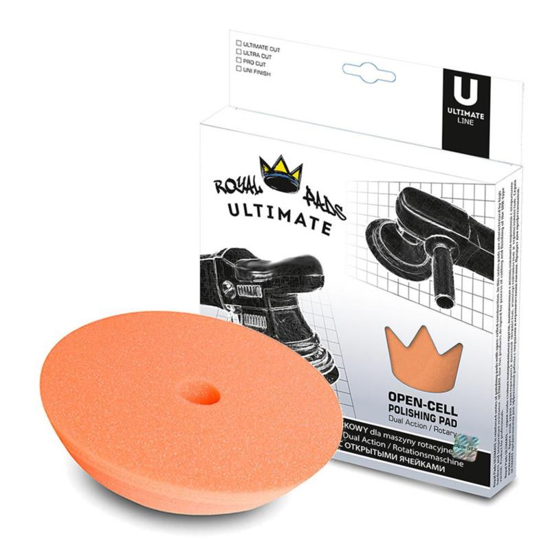 Royal Pads Ultimate Line - PRO Cut (orange / open cell) - 130mm (dual action) | Sklep online Galonoleje.pl