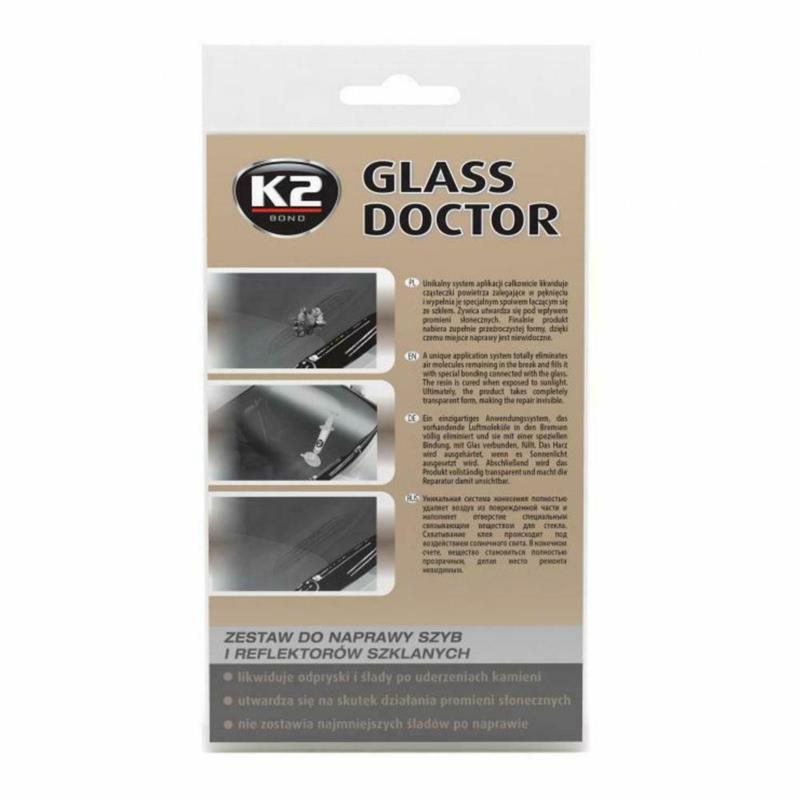 K2 Glass Doctor - zestaw do naprawy szyb i reflektorów szklanych | Sklep online Galonoleje.pl