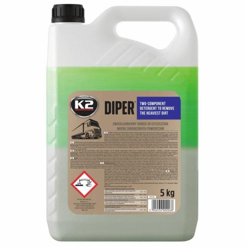 K2 Diper 5kg - Dwuskładnikowy środek do usuwania najcięższych zabrudzeń | Sklep online Galonoleje.pl
