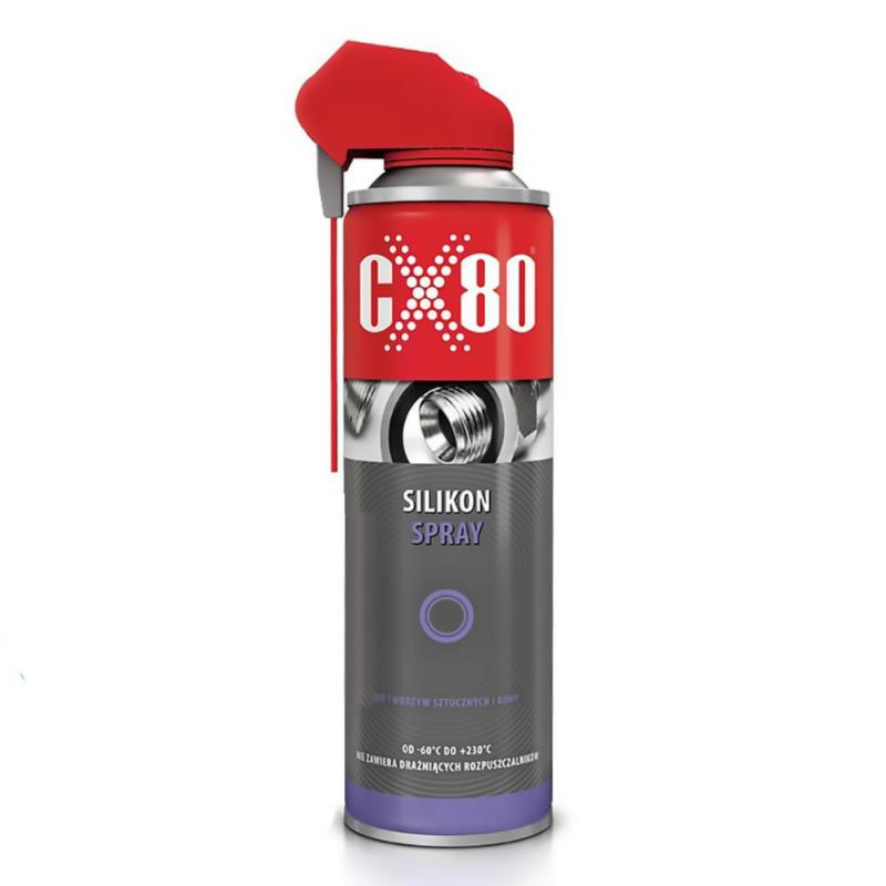 CX80 Silikon Spray 500ml DUO SPRAY - silikon w sprayu | Sklep online Galonoleje.pl