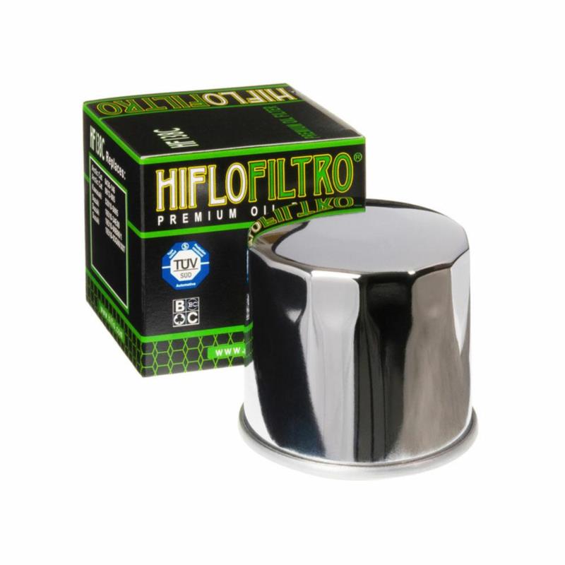 HIFLOFILTRO Filtr Oleju HF138C - chromowany filtr motocyklowy | Sklep online Galonoleje.pl
