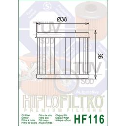 HIFLOFILTRO Filtr Oleju HF116 - filtr motocyklowy | Sklep online Galonoleje.pl