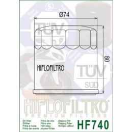 HIFLOFILTRO Filtr Oleju HF740 - filtr motocyklowy | Sklep online Galonoleje.pl
