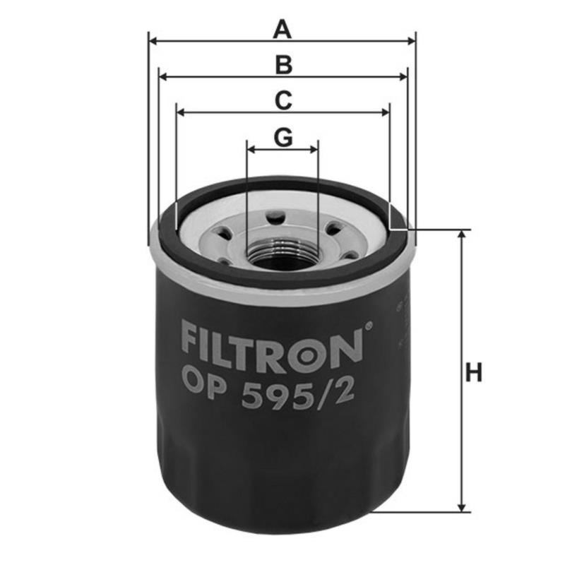 FILTRON Filtr oleju OP595/2 | Sklep online Galonoleje.pl