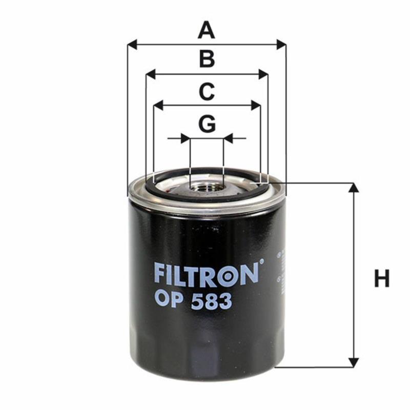 FILTRON Filtr oleju OP583 | Sklep online Galonoleje.pl