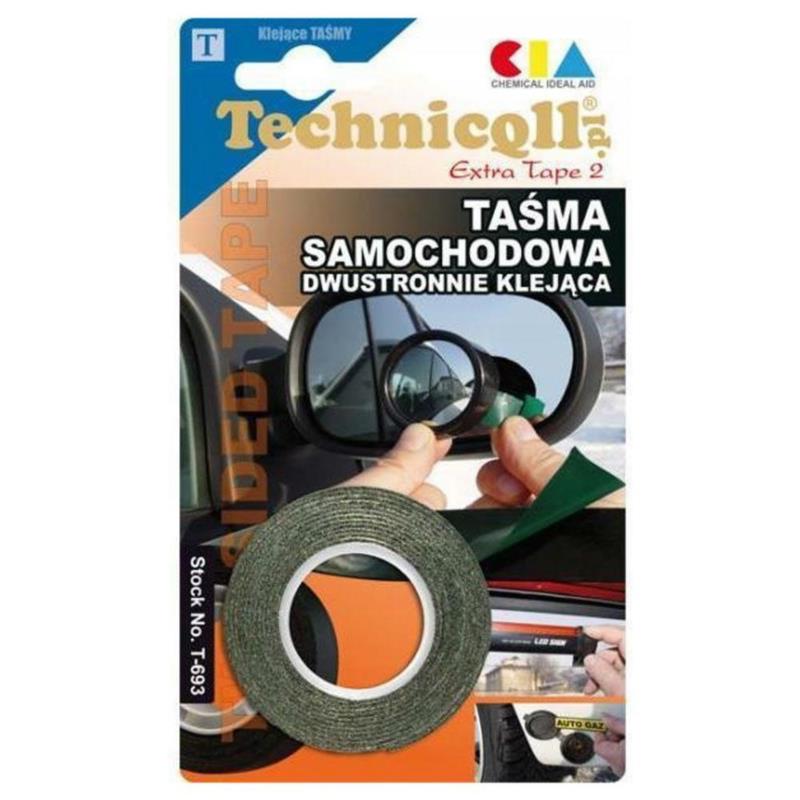 TECHNICQLL Taśma samochodowa dwustronna 1500x19mm | Sklep online Galonoleje.pl