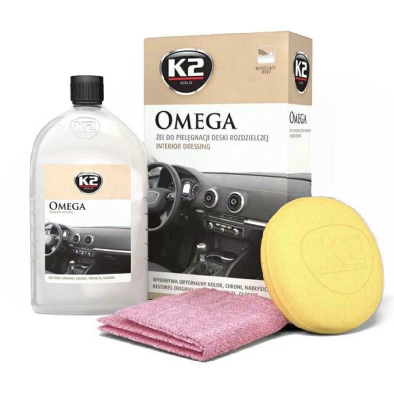K2 Omega 500ml - dresing do plastików (zestaw mikrofibra + aplikator) | Sklep online Galonoleje.pl