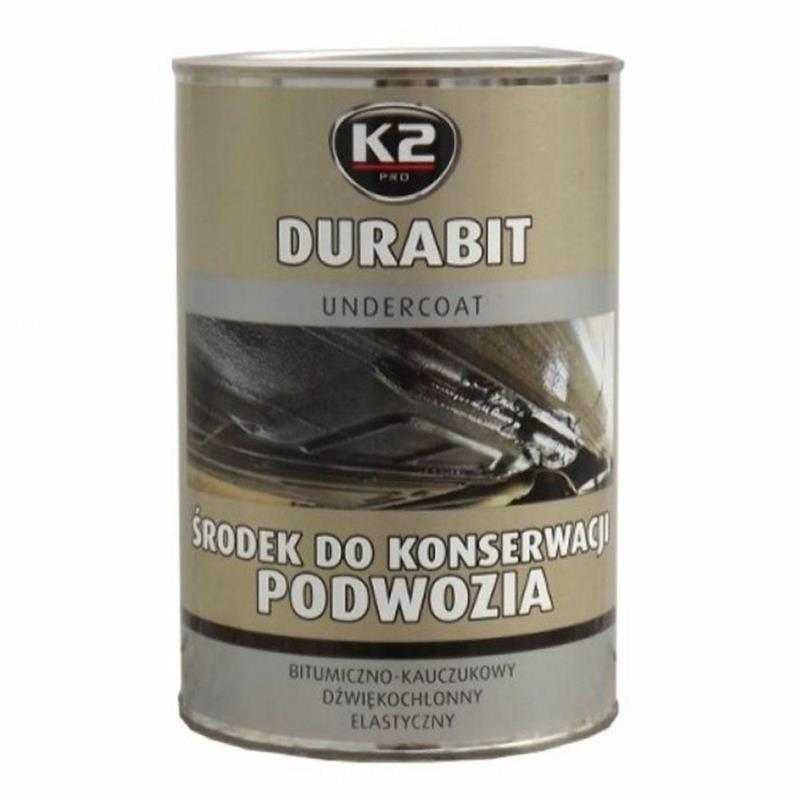 K2 Durabit Czarny 1L - Środek do konserwacji podwozia (Pod pędzelek) | Sklep online Galonoleje.pl