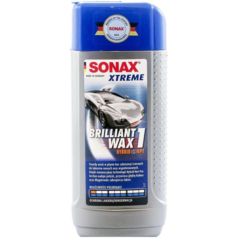 SONAX Xtreme Brillant Wax 1 250ml - wosk do nabłyszczania i zabezpieczania nowych lakierów | Sklep online Galonoleje.pl