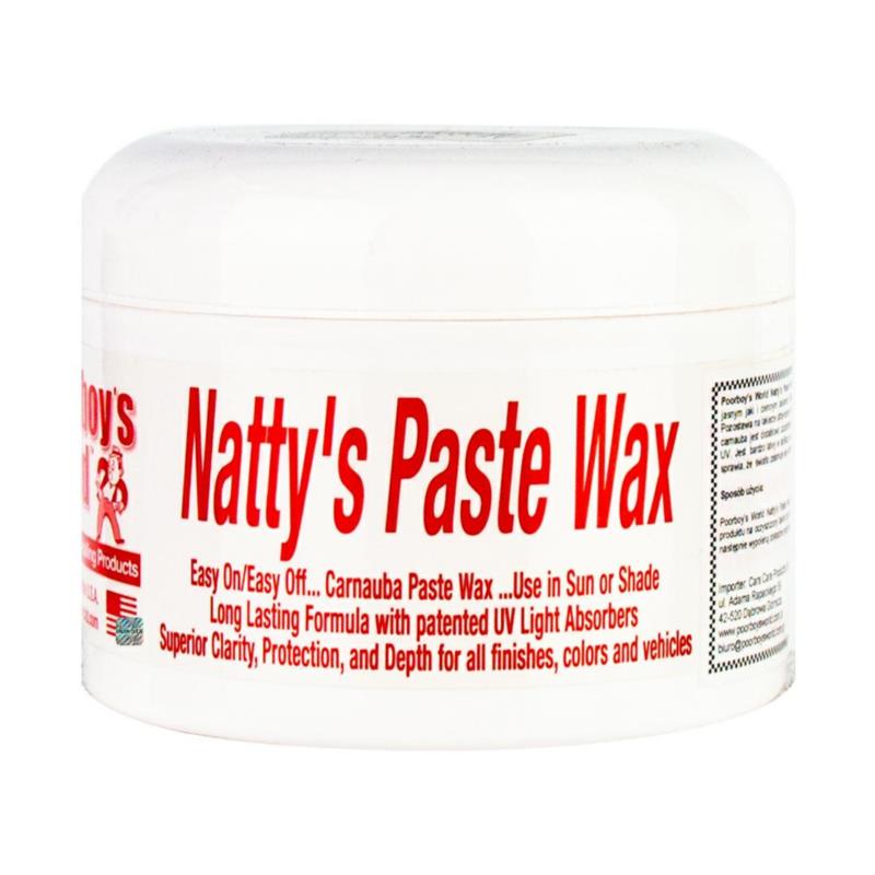 POORBOY`S Natty`s Paste Wax - Red 227g - wosk naturalny | Sklep online Galonoleje.pl
